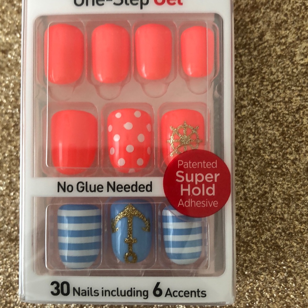 🌻 5/$15 Kiss Impress Nails- “Funky Town” - Picture 2 of 3